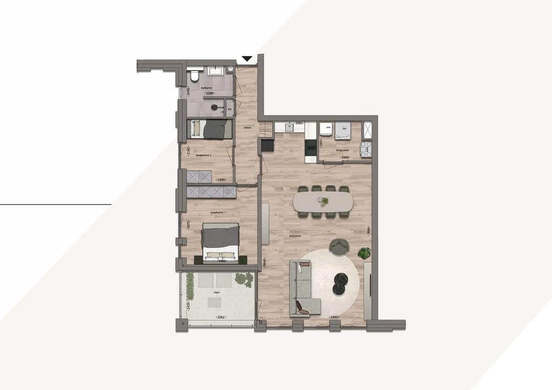 Foto 7 van District Y Opbouw Appartementen (Bouwnr. 1.09)