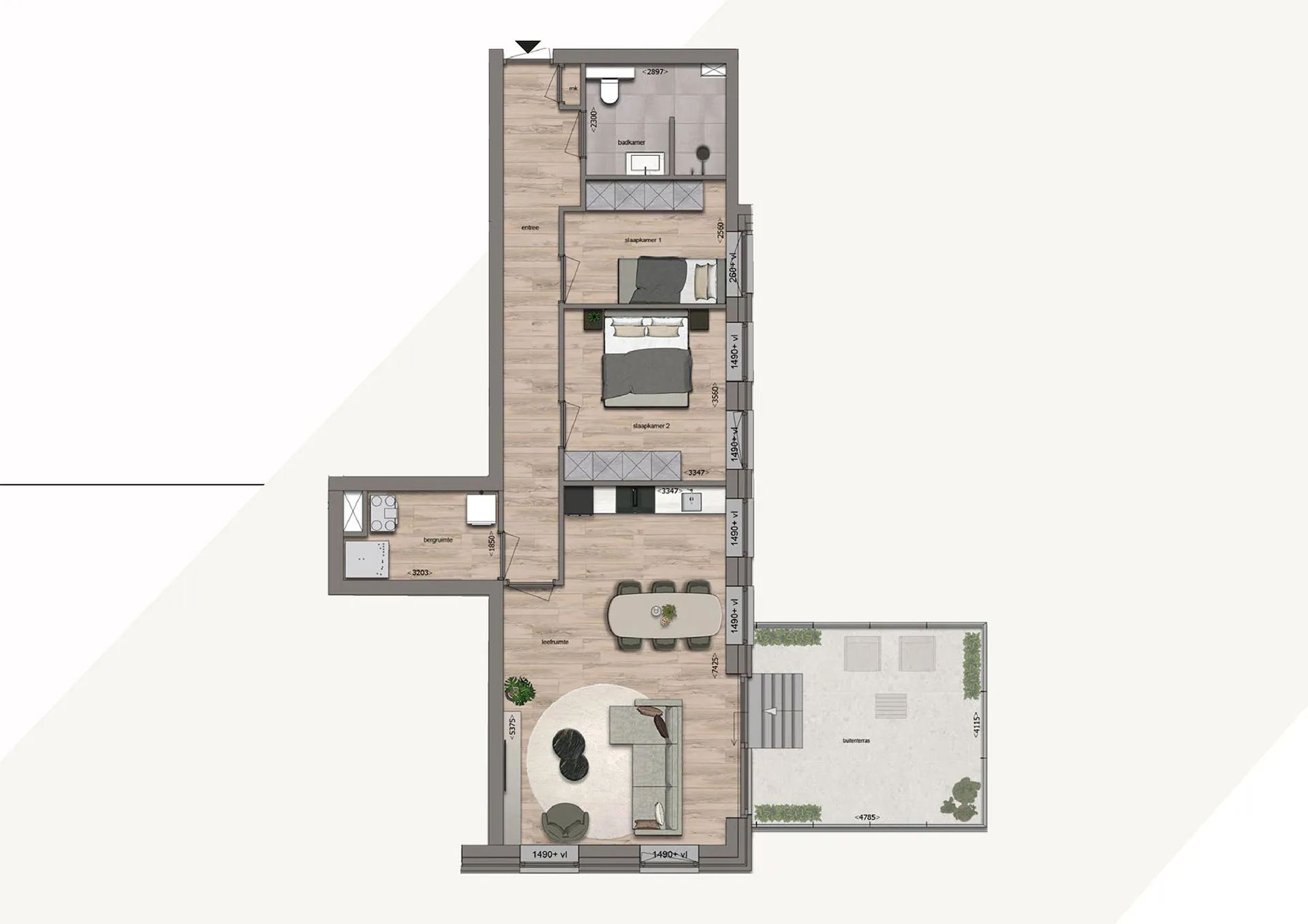 Foto 9 van District Y Opbouw Appartementen (Bouwnr. 1.10)