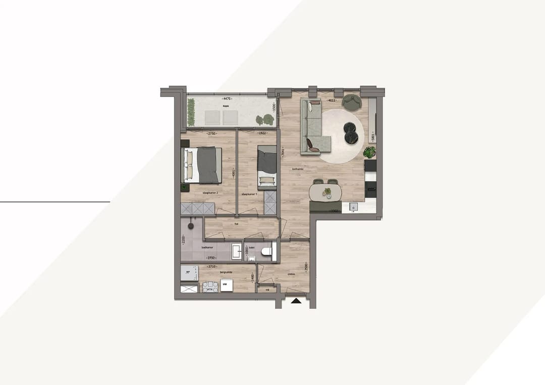 Foto 7 van District Y Opbouw Appartementen (Bouwnr. 2.04)