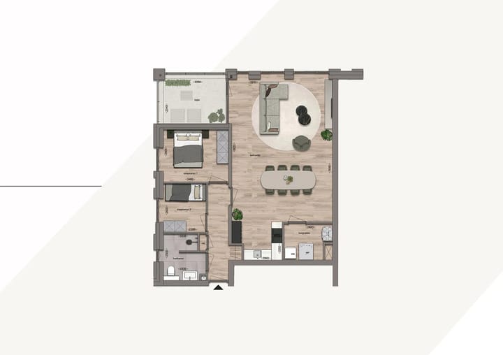 Foto 7 van District Y Opbouw Appartementen (Bouwnr. 2.06)