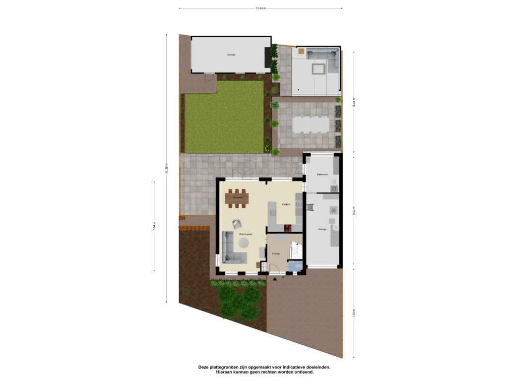 Bekijk plattegrond van Begane Grond Tuin van Liniestraat 2