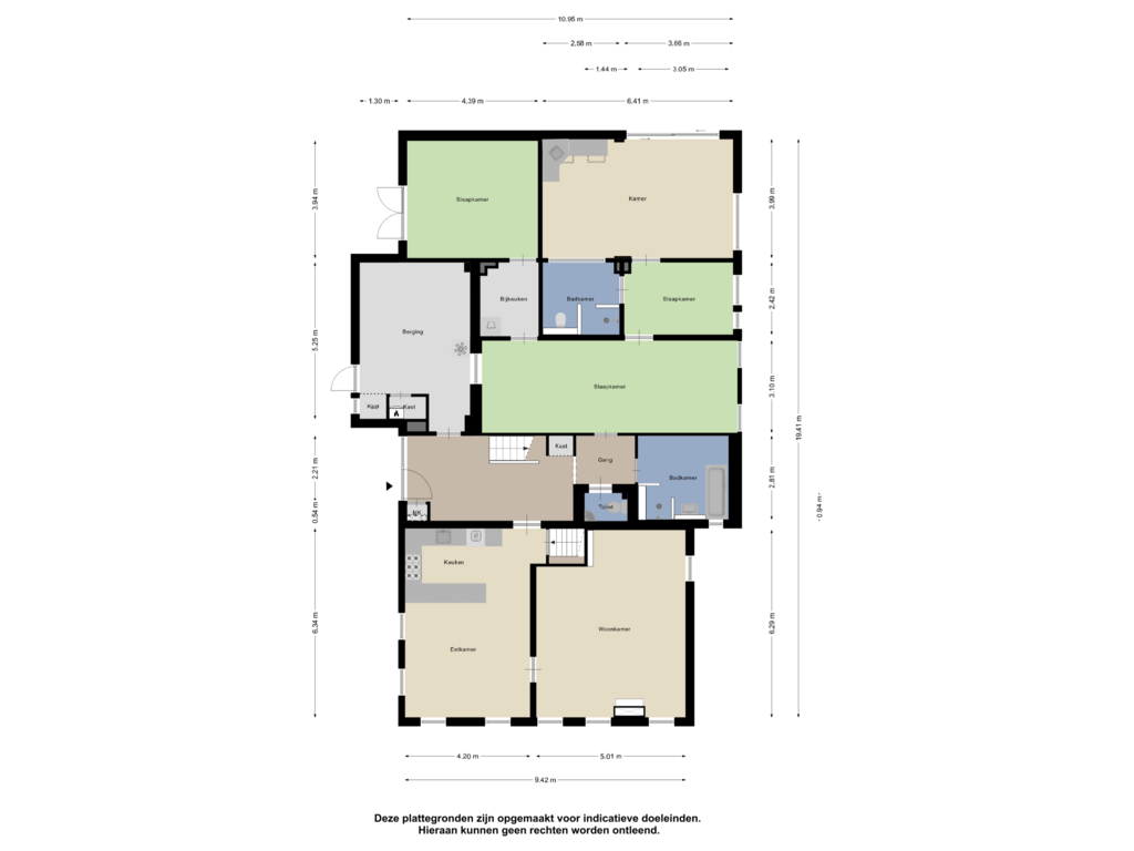 View floorplan of Begane Grond of Wolddijk 17