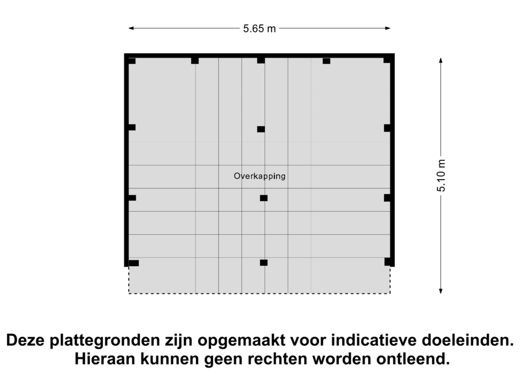 View floorplan of Overkapping of Wolddijk 17