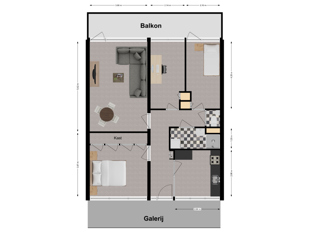 Bekijk plattegrond van First floor van Sperwerstraat 6