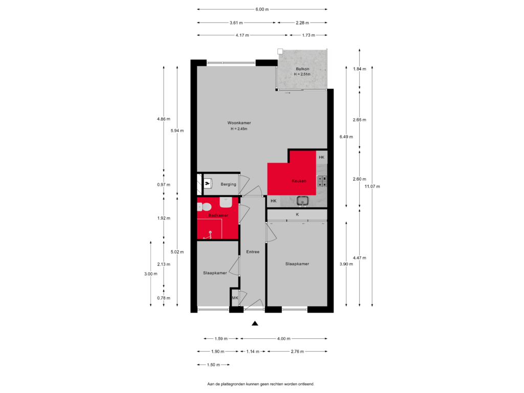 Bekijk plattegrond van Appartement van In de Bogerd 36