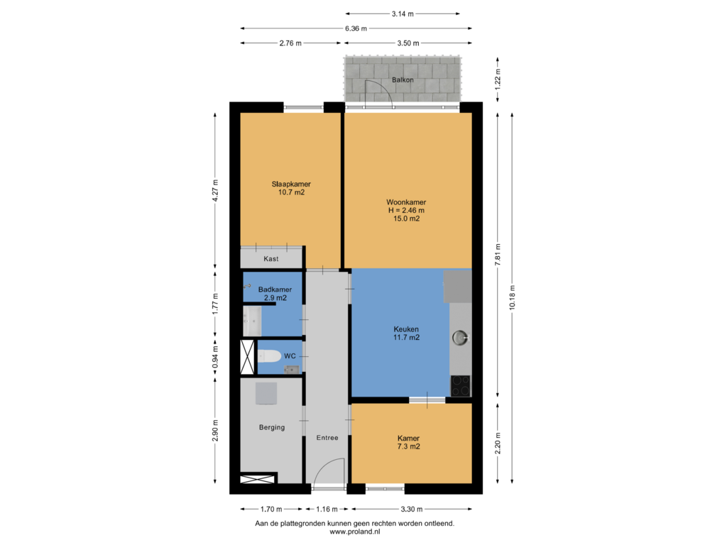 Bekijk plattegrond van Appartement van de Swaenenborgh 51