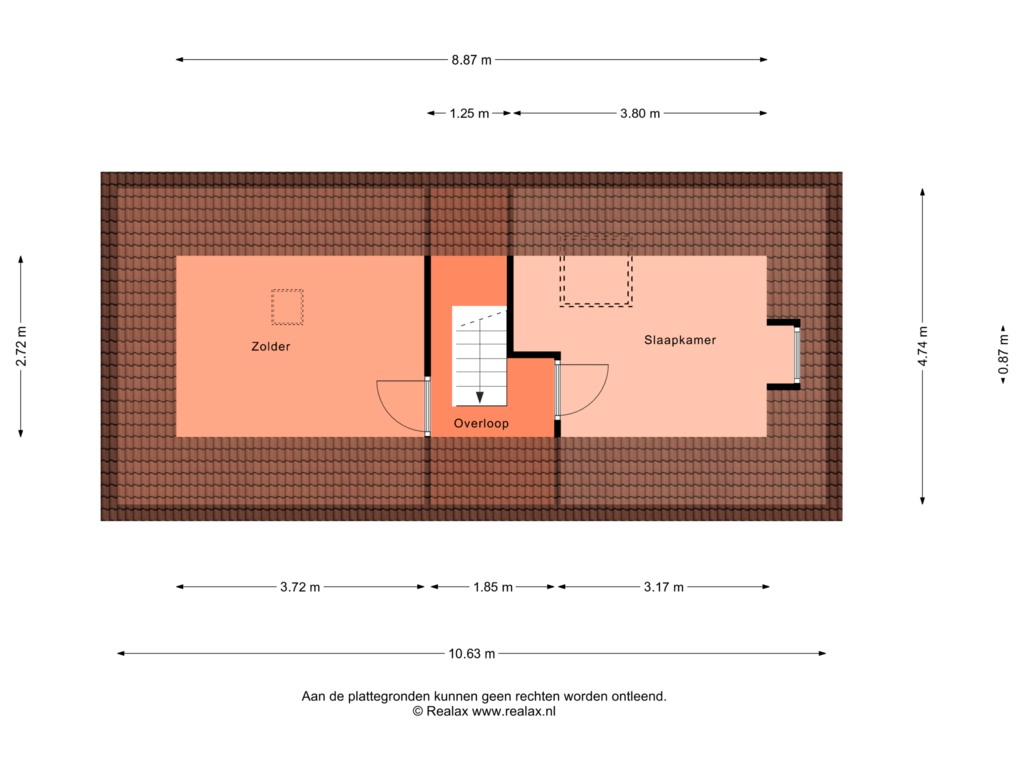 Bekijk plattegrond van Verdieping 2 van Quickbornlaan 5