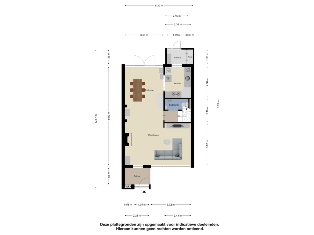 Bekijk plattegrond van Begane Grond van De Oeverloper 451