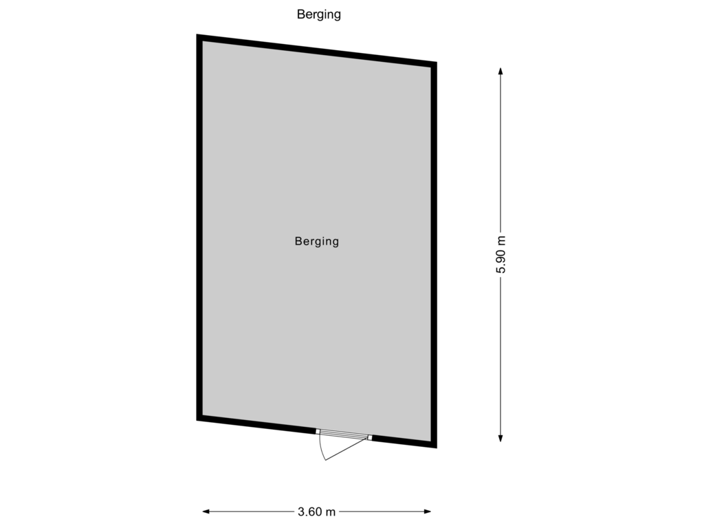 Bekijk plattegrond van Berging van Nieuwe Parklaan 116