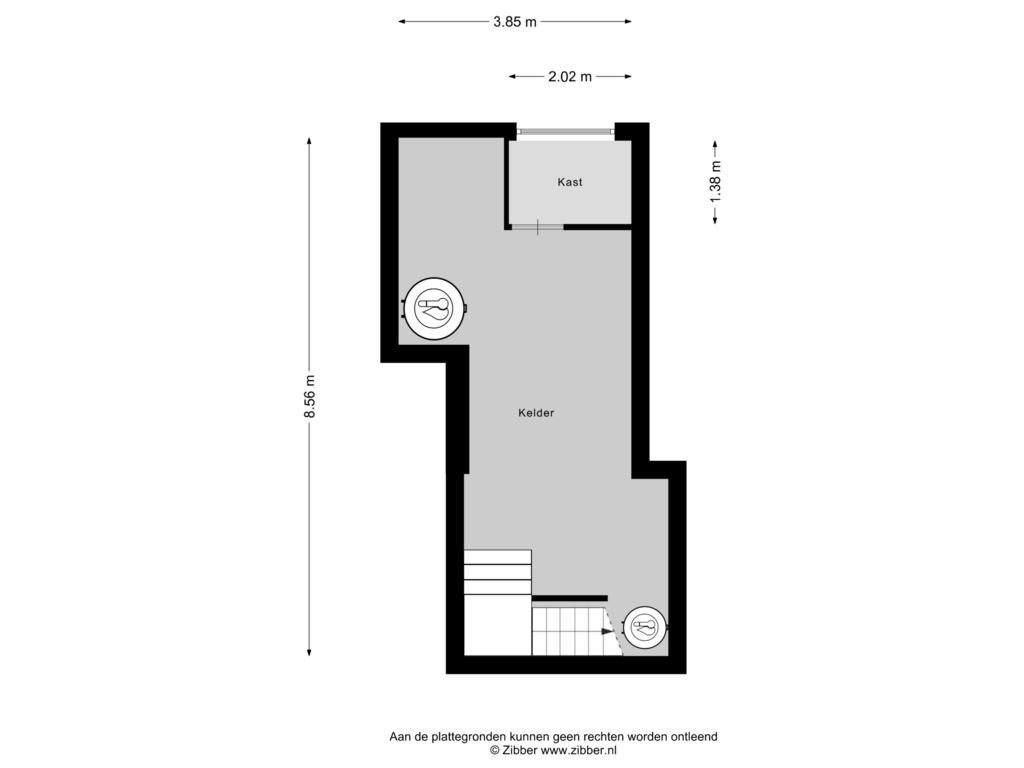 View floorplan of Kelder of Schutsboomstraat 74