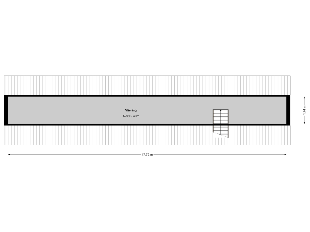 Bekijk plattegrond van Verd. Bijgebouw van Ambachtlaan 1