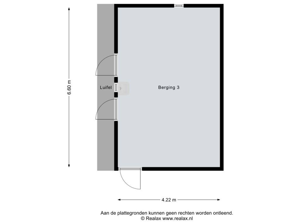 Bekijk plattegrond van Berging van Lutteresweg 39