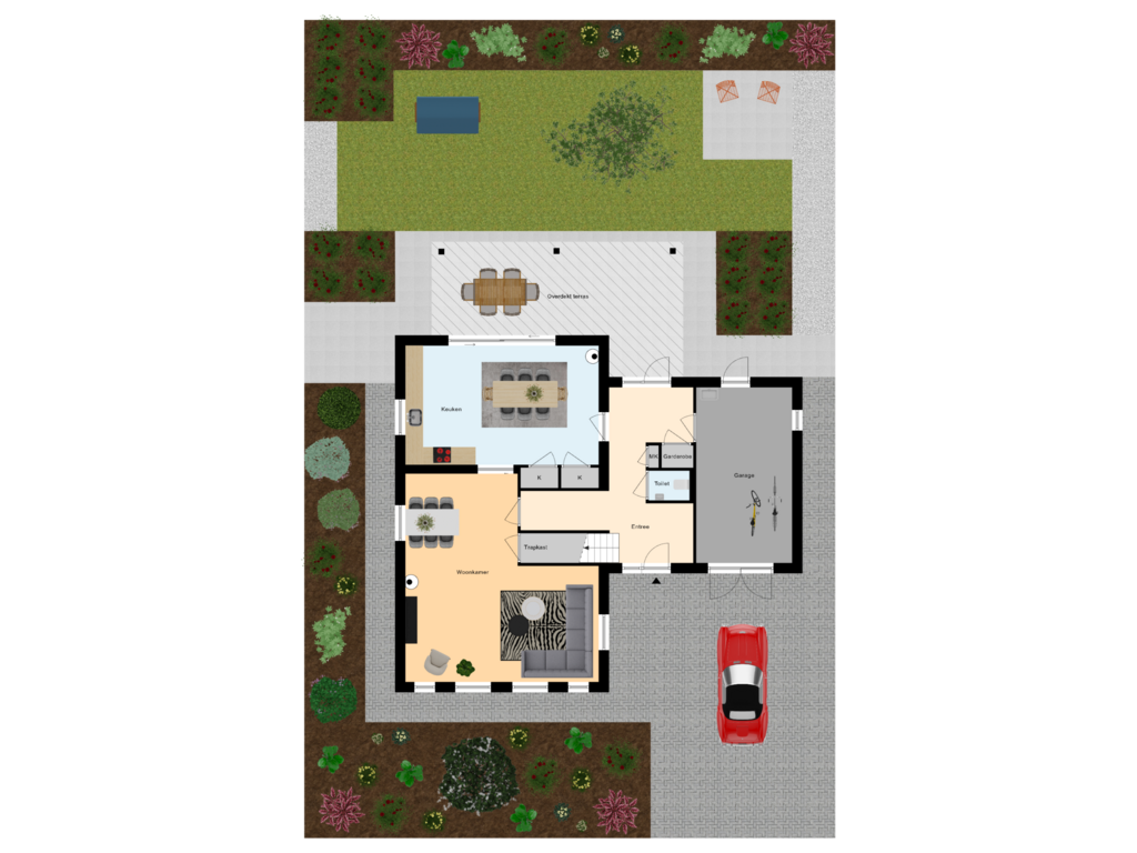 View floorplan of Kadastrale Kaart of Molendijk 17