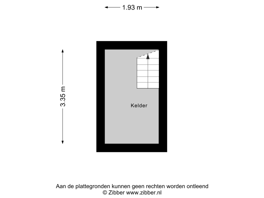 Bekijk plattegrond van Kelder van Emmastraat 32