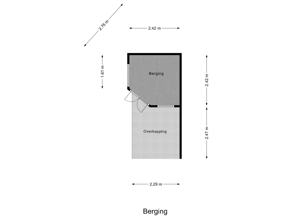 Bekijk plattegrond van Berging van Herckenstein 106