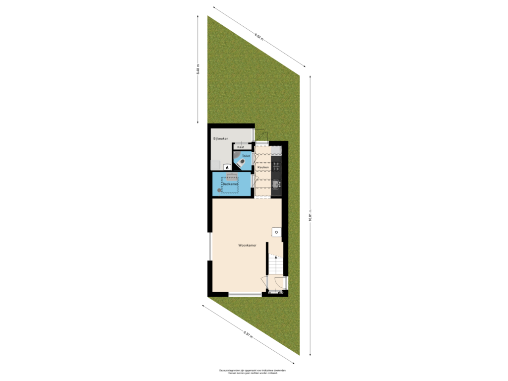 Bekijk plattegrond van Situatie van Franse Pad 2