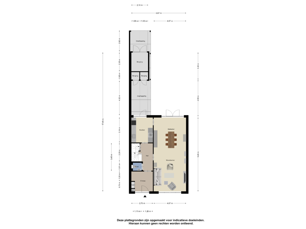 Bekijk plattegrond van Begane grond van Goorstraat 8