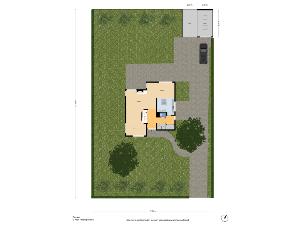 Bekijk plattegrond van Perceel van Oranjelaan 10