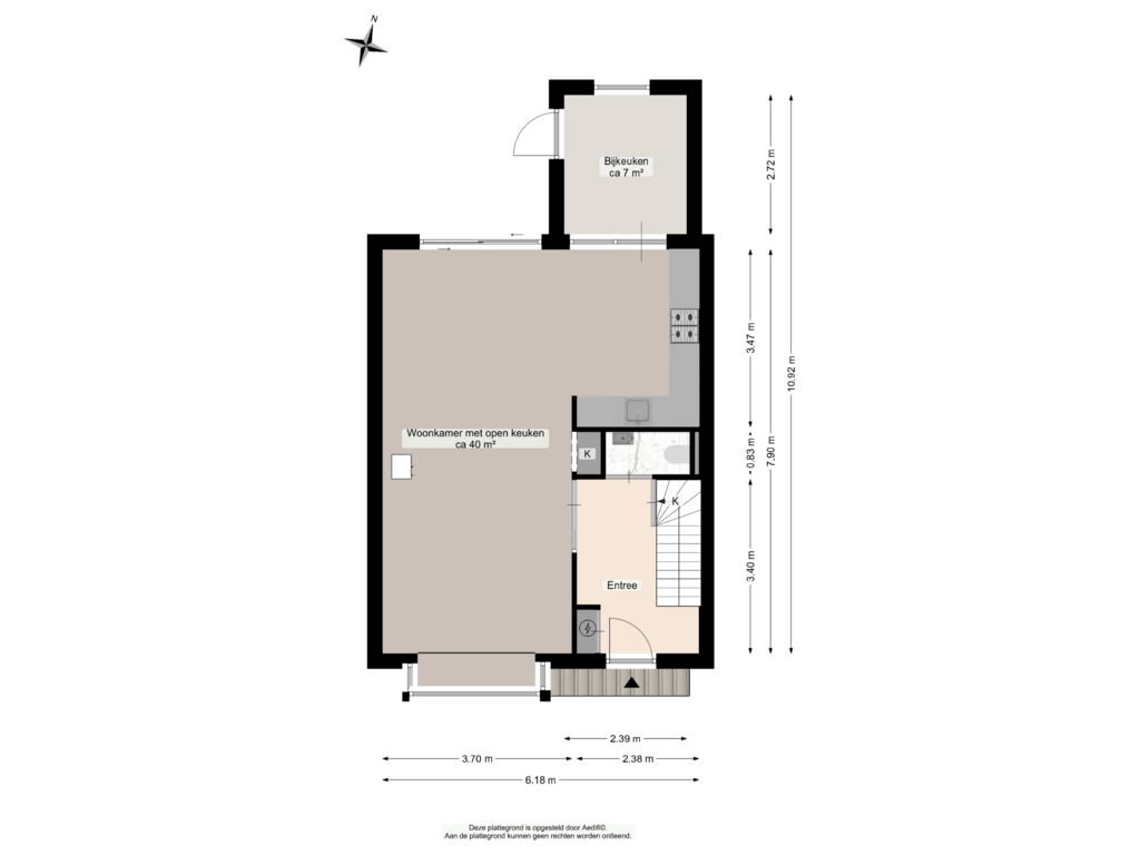 Bekijk plattegrond van Begane grond van Geerakkers 38