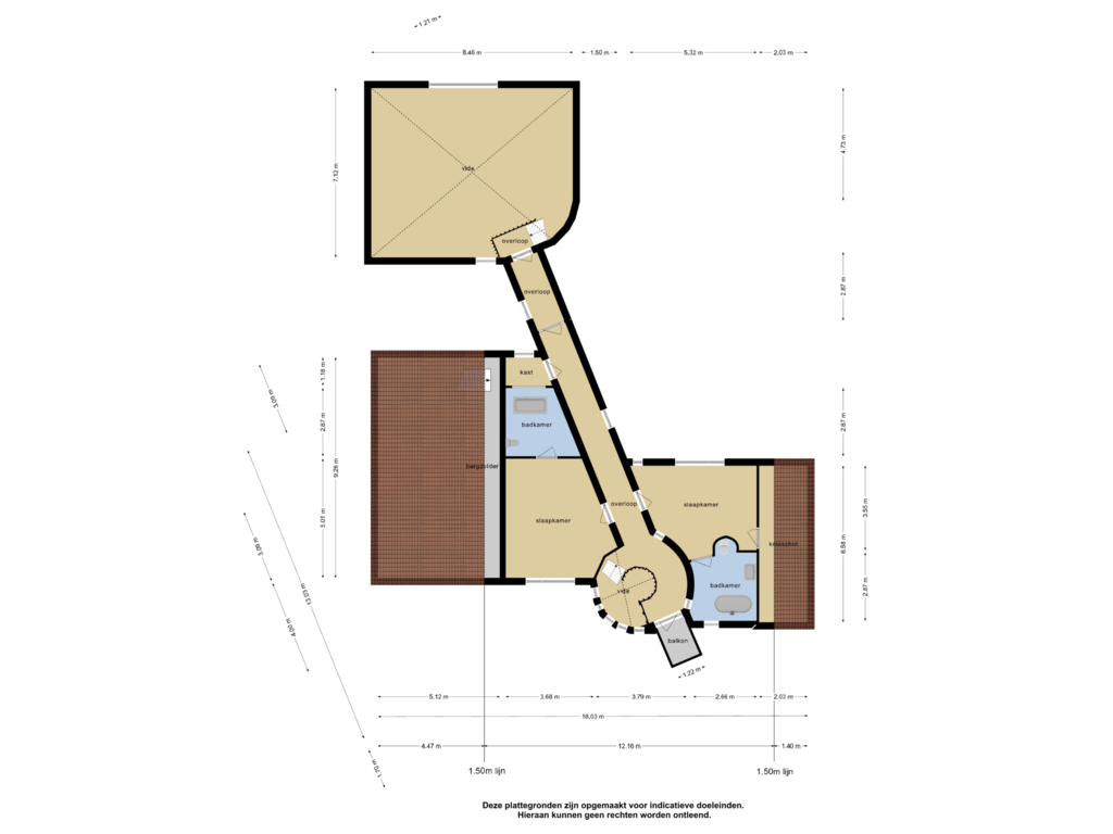 Bekijk plattegrond van 1e verdieping van De Scheifelaar 207