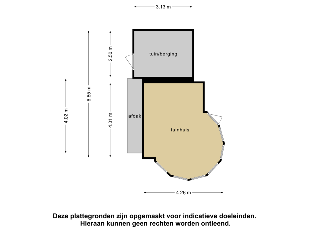 Bekijk plattegrond van Berging van De Scheifelaar 207