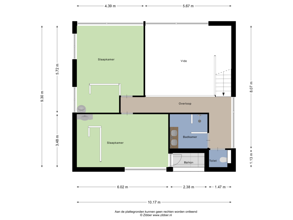 Bekijk plattegrond van Eerste Verdieping van Berlagestraat 6