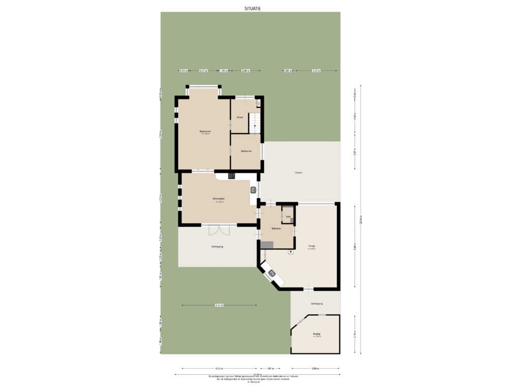 Bekijk plattegrond van Situatie van Hofhooistraat 15