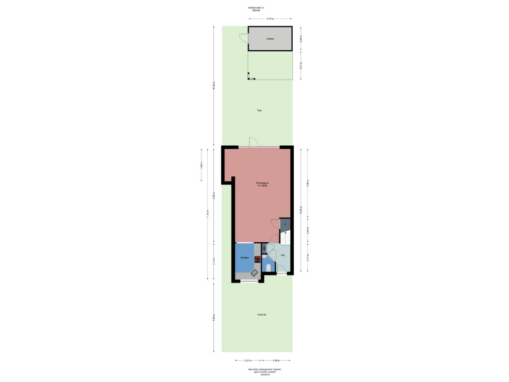 Bekijk plattegrond van Situatie van Simonsstate 24