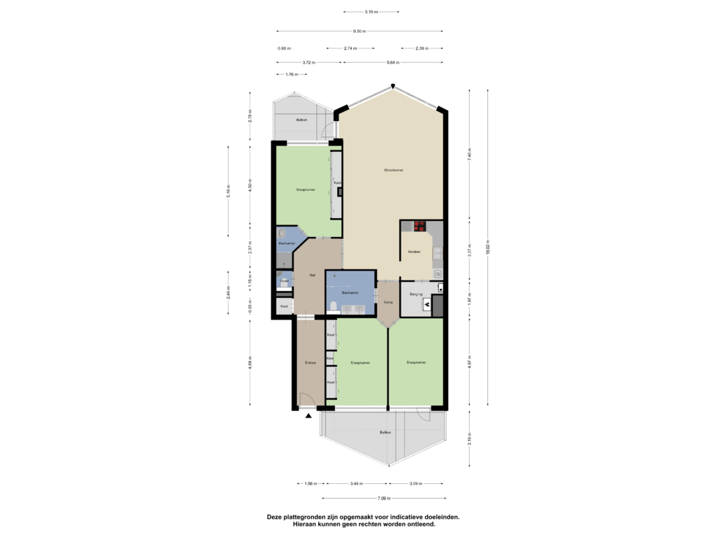 Bekijk plattegrond van Appartement van Stuvesande 604