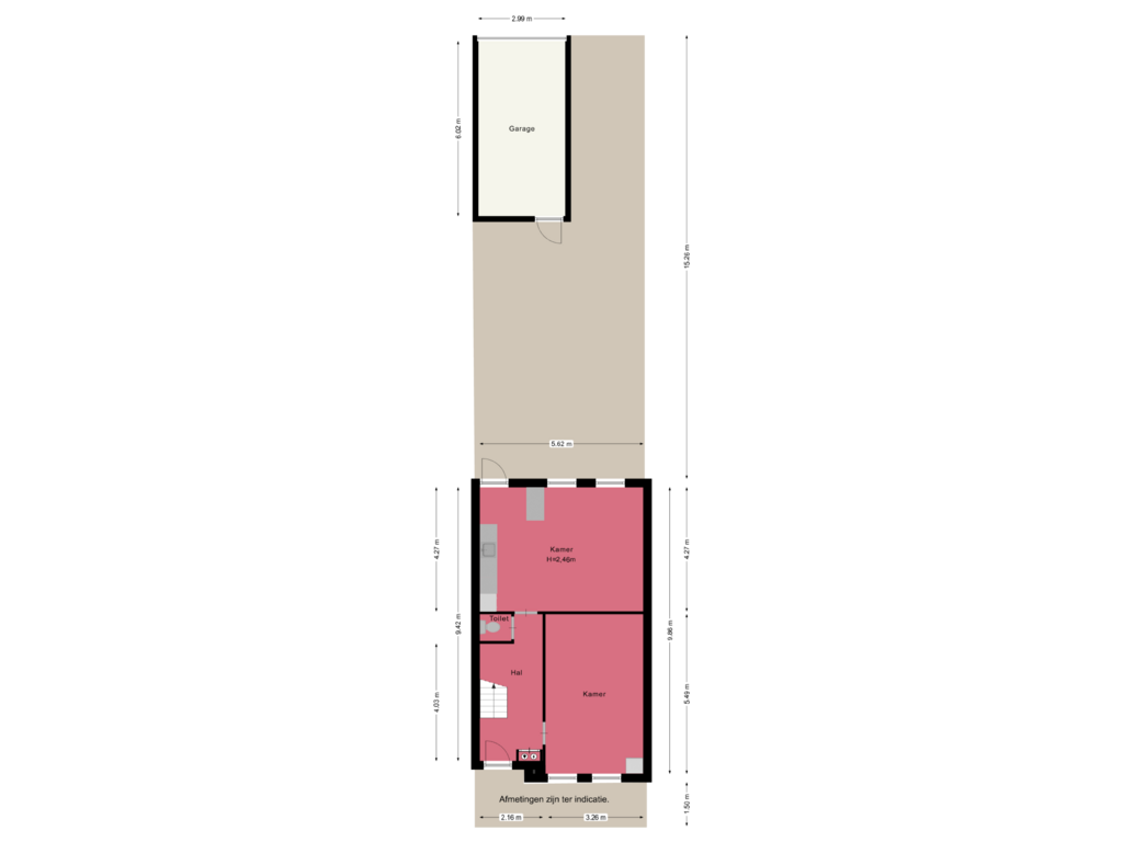 Bekijk plattegrond van Perceel van Nabuccosingel 151