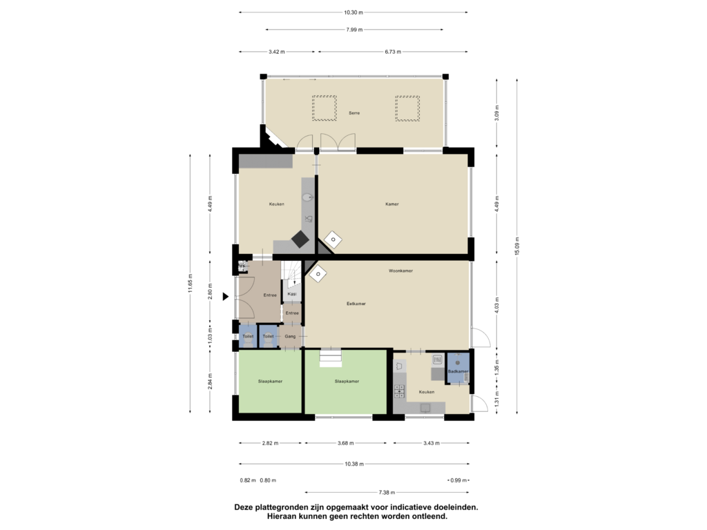 Bekijk plattegrond van Begane Grond van Westrik 6