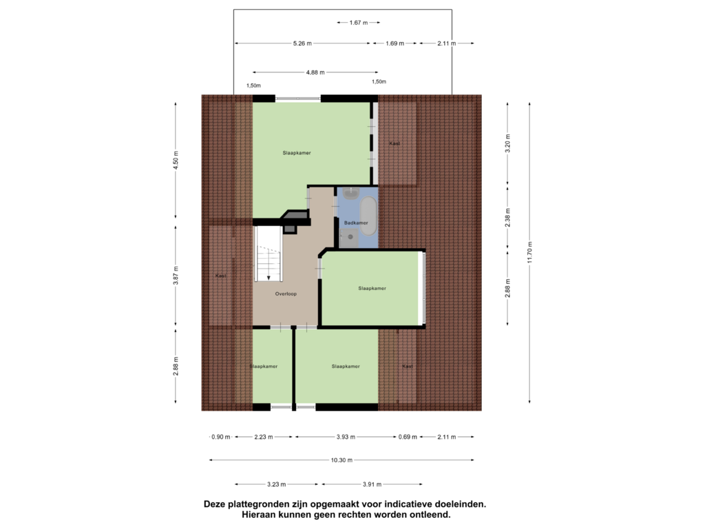 Bekijk plattegrond van Eerste Verdieping van Westrik 6