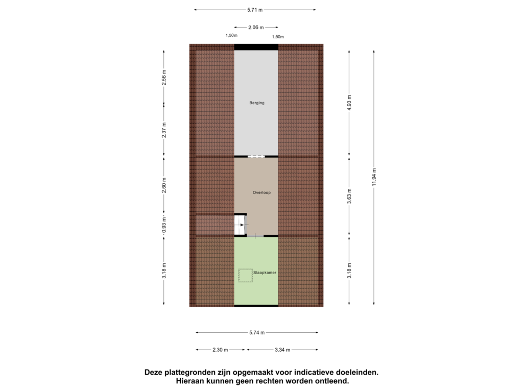 Bekijk plattegrond van Tuinhuis Zolder van Westrik 6