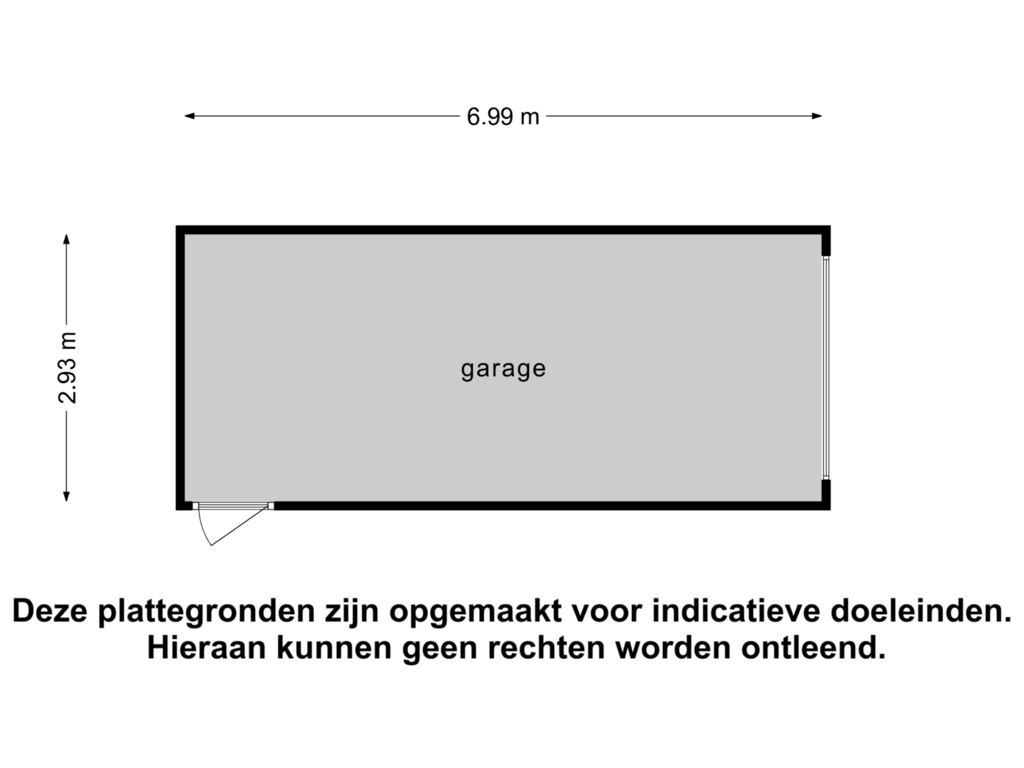 View floorplan of Garage of Tulpenburg 37