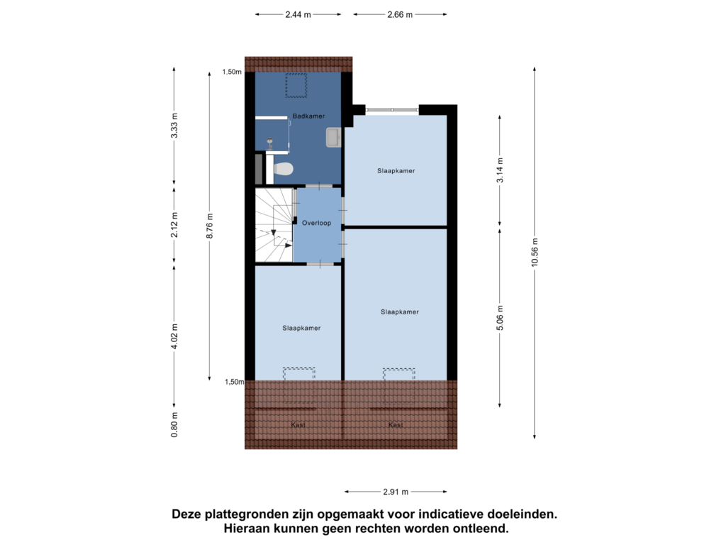 Bekijk plattegrond van Eerste Verdieping van Ariensware 34