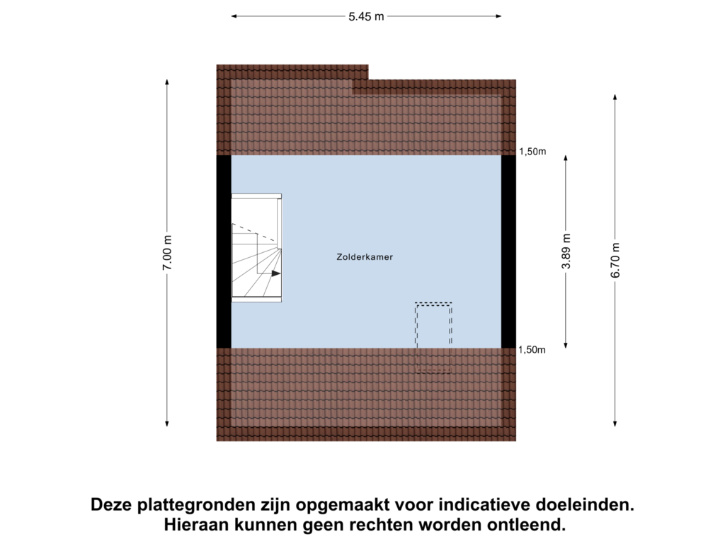 Bekijk plattegrond van Zolder van Ariensware 34