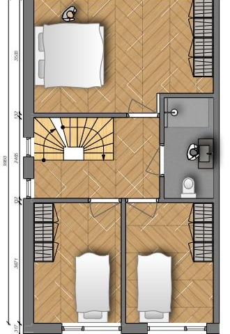 Bekijk foto 4 van Twee-onder-één-kapwoning (Bouwnr. 16)