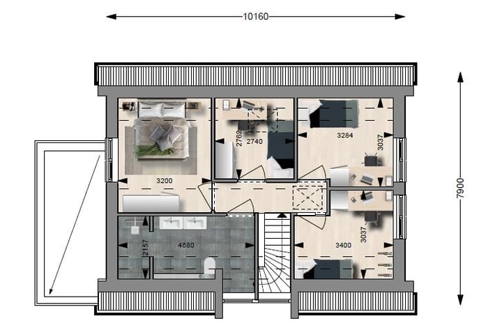 Bekijk foto 8 van Vrijstaande woning (Bouwnr. 1)