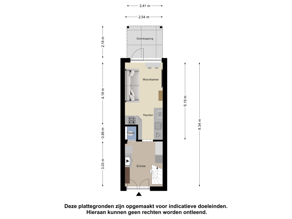 Bekijk plattegrond van Begane Grond van Brouwersplein 36