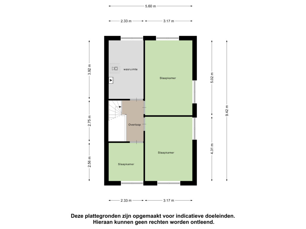 View floorplan of Tweede Verdieping of Haringkade 1