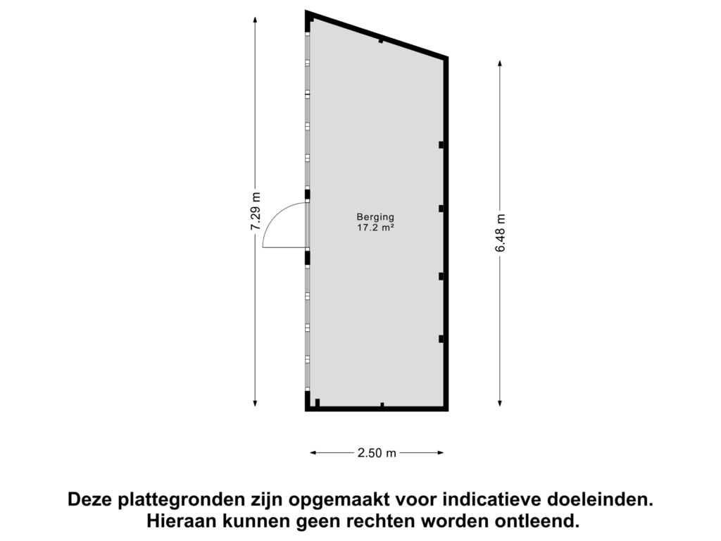 Bekijk plattegrond van Berging van Hasseltstraat 87