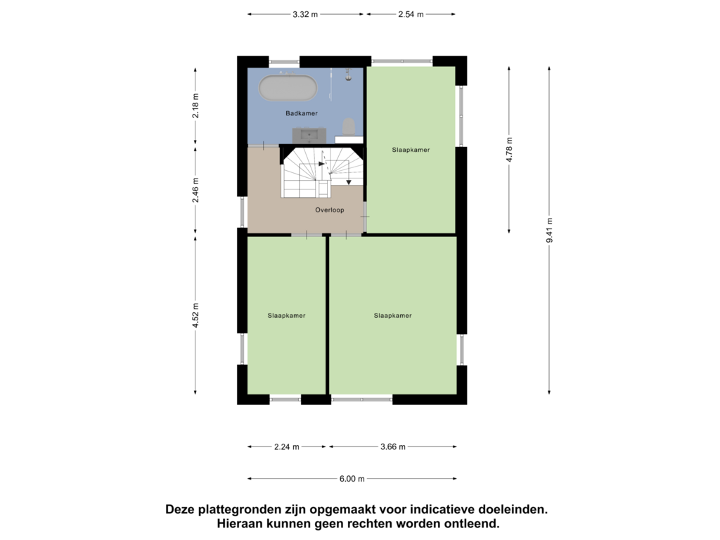 Bekijk plattegrond van Eerste Verdieping van Peltstraat 5