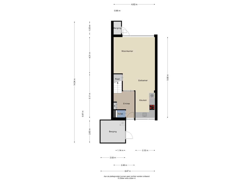 Bekijk plattegrond van Begane Grond van Vriesenenk 37