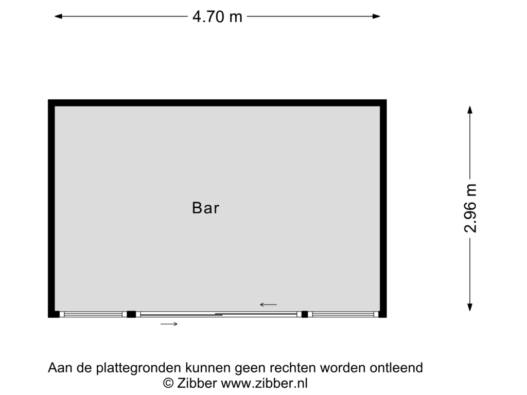 Bekijk plattegrond van bar van Vriesenenk 37