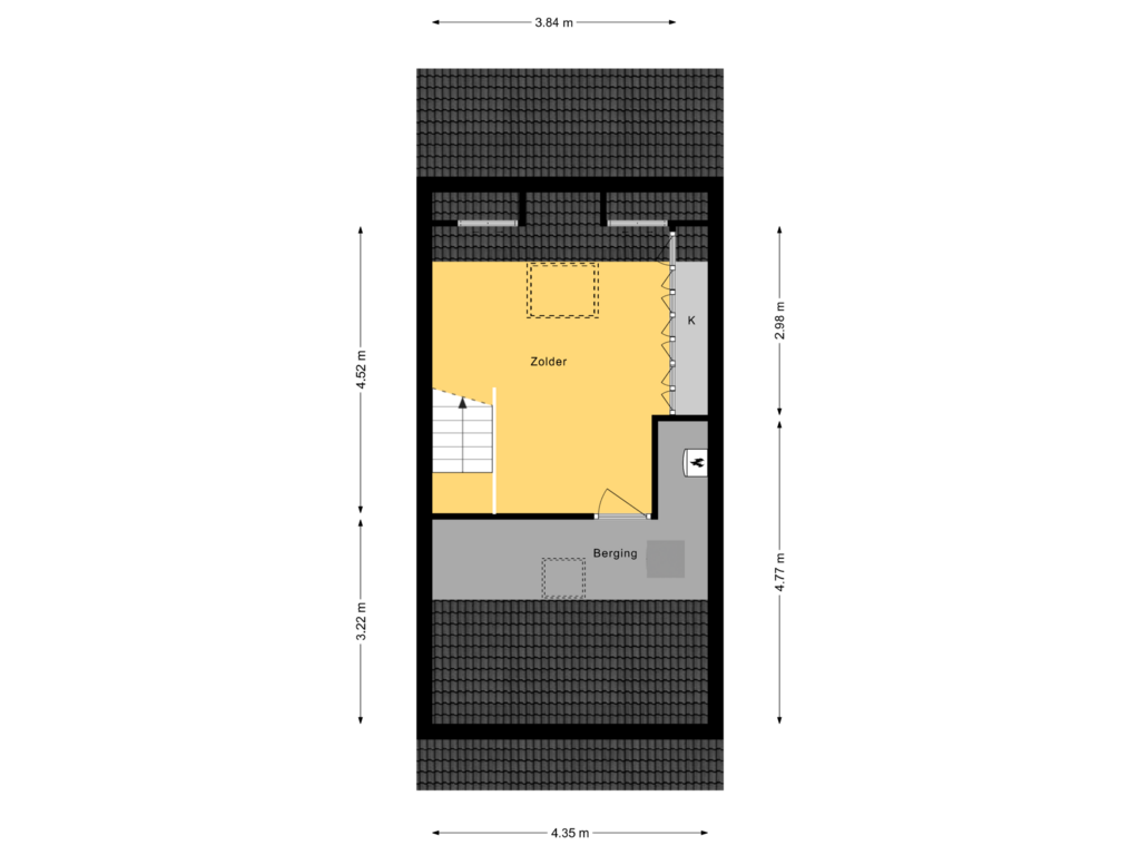 Bekijk plattegrond van 2e Verdieping van Herinckhave 46