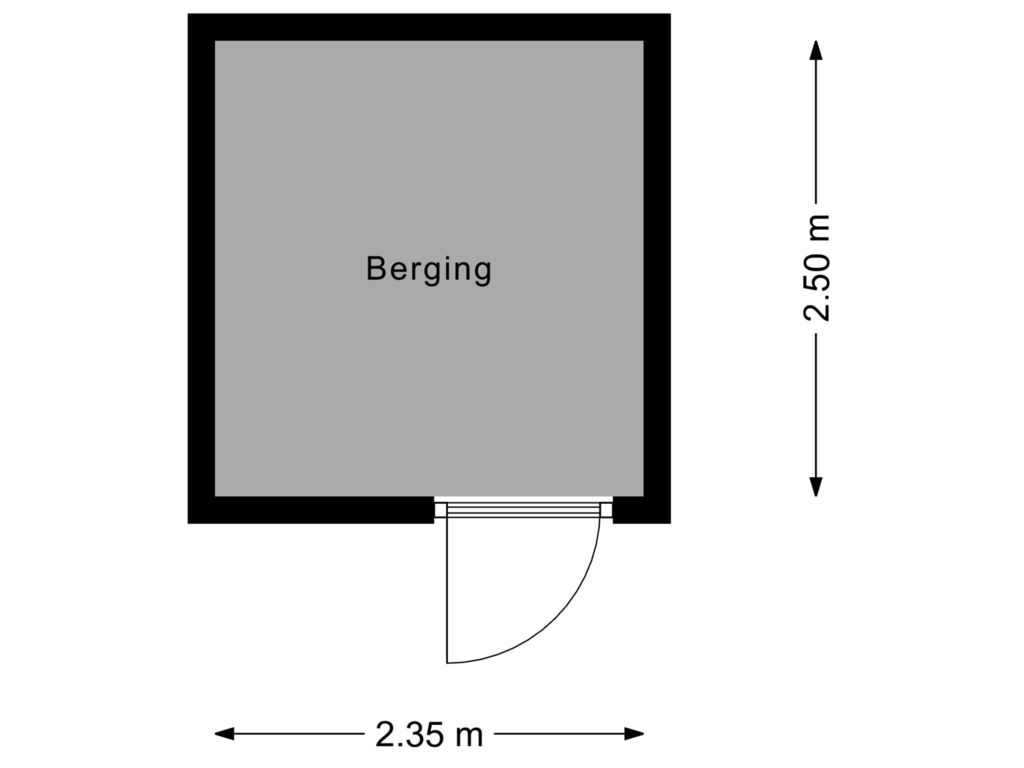 Bekijk plattegrond van Berging van Herinckhave 46