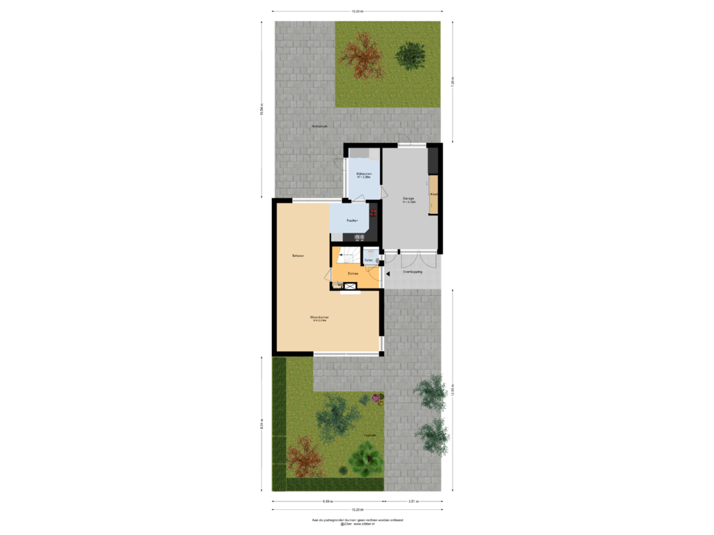 Bekijk plattegrond van Situatie van van Bodelswingstraat 11