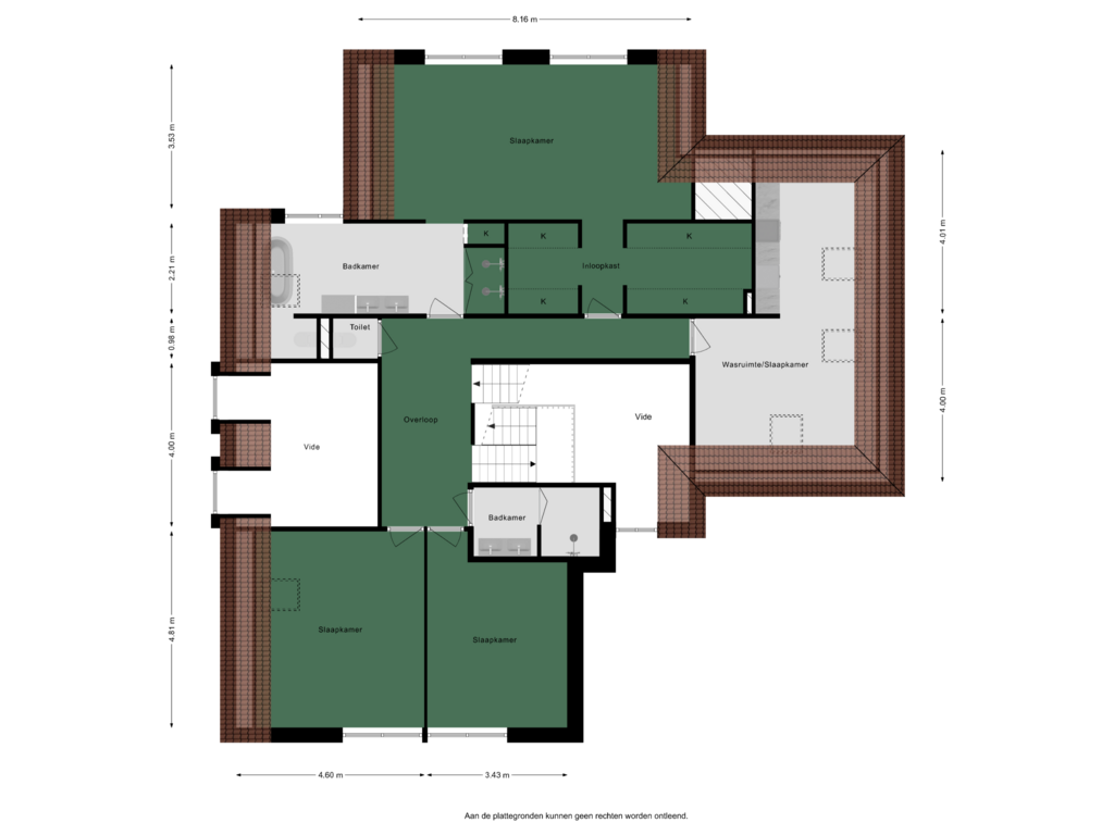 Bekijk plattegrond van 1e verdieping van Achterdijk 3-B