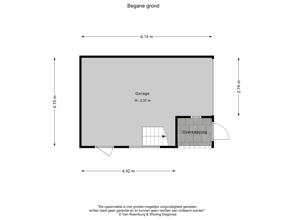 Bekijk plattegrond van Garage van Lange Voren 122