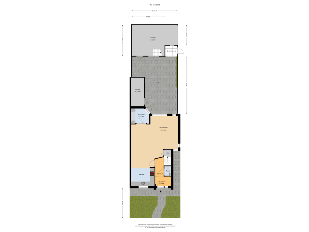 Bekijk plattegrond van BG overzicht van Lange Voren 122